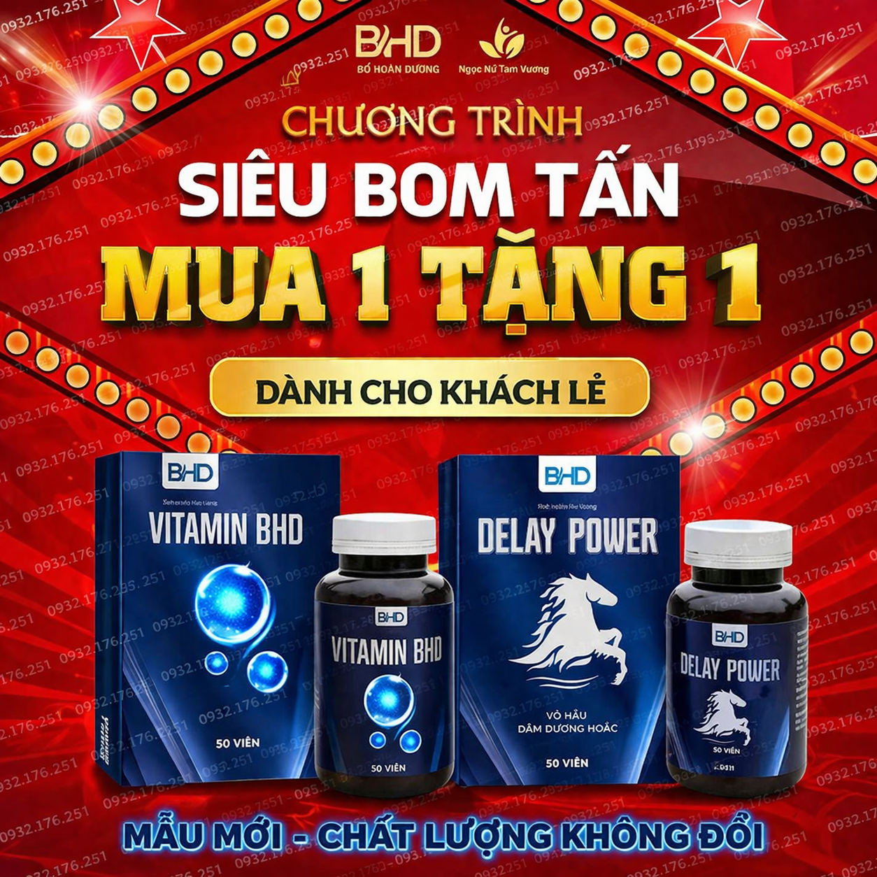 Vitamin BHD và Delay Power
