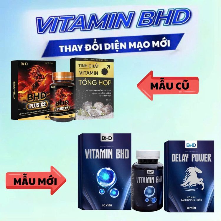 Vitamin BHD và Delay Power